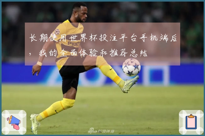 长期使用世界杯投注平台手机端后，我的全面体验和推荐总结